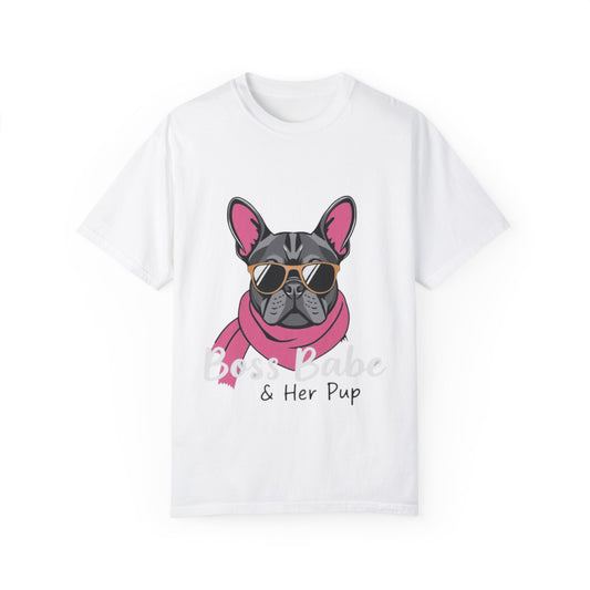 Boss Babe Garment-Dyed T-Shirt for Dog Lovers