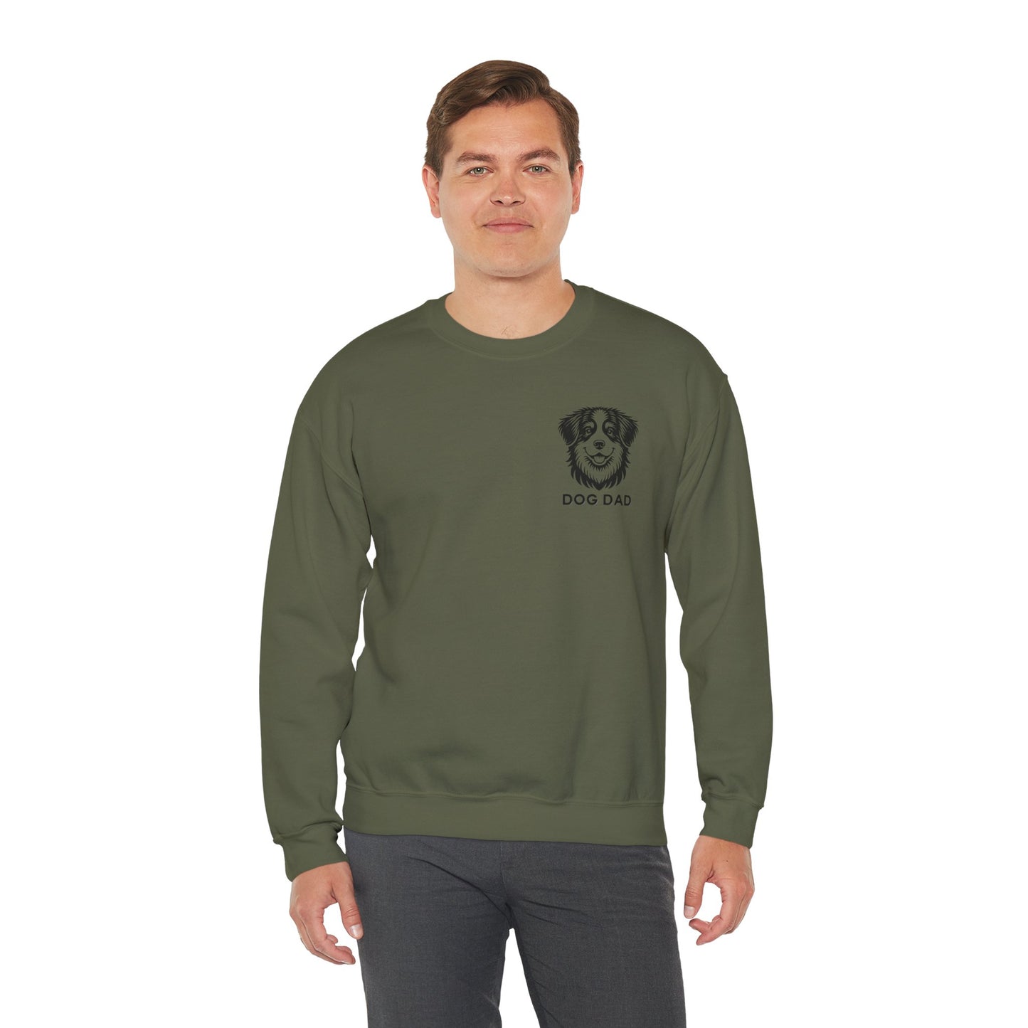 Dog Dad Crewneck Sweatshirt - Celebrate Your Furry Friend